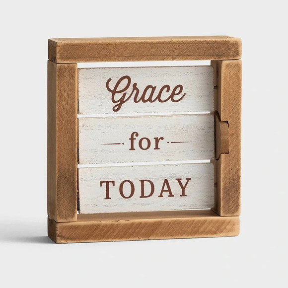 NWT Grace For Today Reversible Tabletop/hanging Decor - Picture 1 of 6
